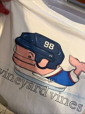 Vineyard Vines Football Tee